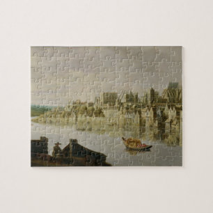 Thamesen på Westminster trappor, c.1630 (olja på Pussel