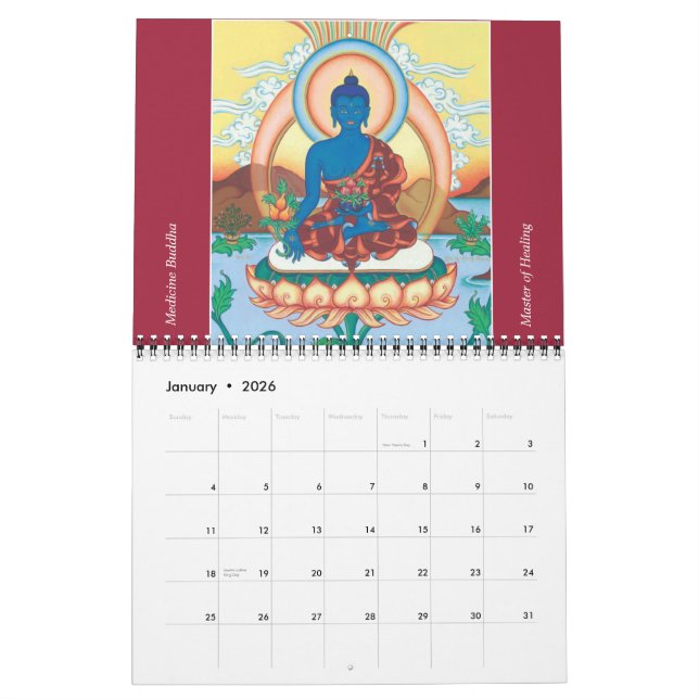 Thangka Art Calendar 2014 Kalender (Jan 2026)