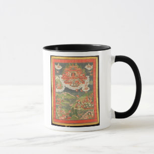 Thangka av paradiset av Amitabha Mugg