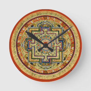 Thangka Rund Klocka