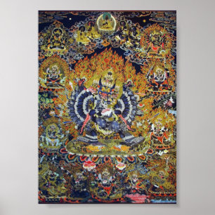 Thangka Yamantaka Print Poster