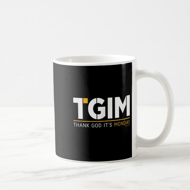 Thank God, It's Monday_ A Funny Twist On Workplace Kaffemugg (Höger)