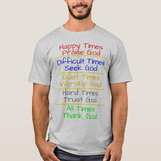 Thank God T Shirt (Framsida)