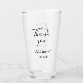 Thank you add name message simple stylish calligra glaskopp