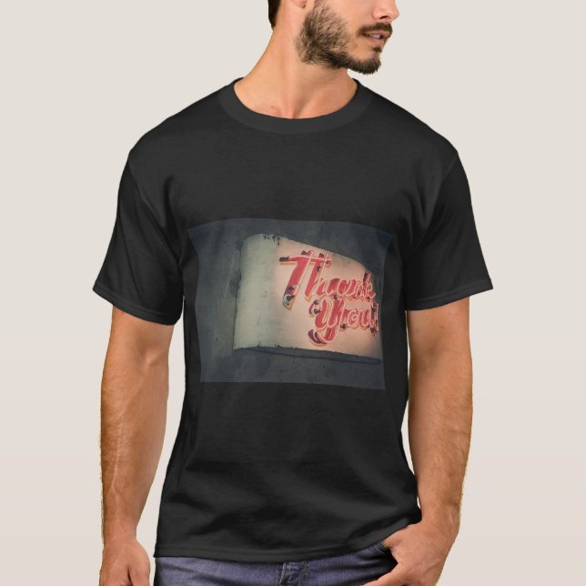 Thank You Appreciation Message T Shirt (Framsida)