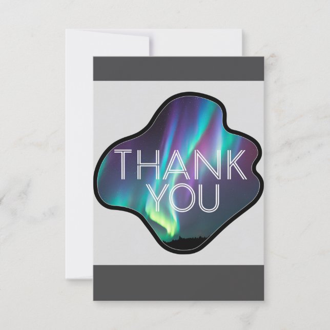 Thank You, Aurora Borealis  Tack Kort (Framsida)