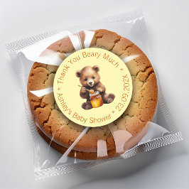 Thank You Beary Much Cute Bear Baby Shower  Runt Klistermärke
