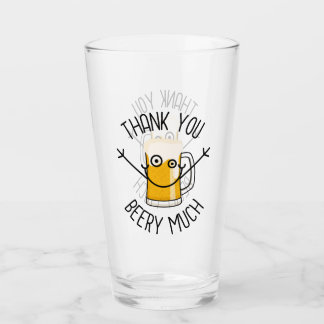 Thank You Beery Much - Silly Face Glaskopp
