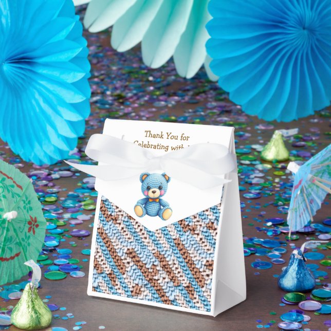 Thank You | Boy's Teddy Bear Baby Shower Presentaskar (Part)