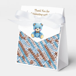 Thank You | Boy's Teddy Bear Baby Shower Presentaskar