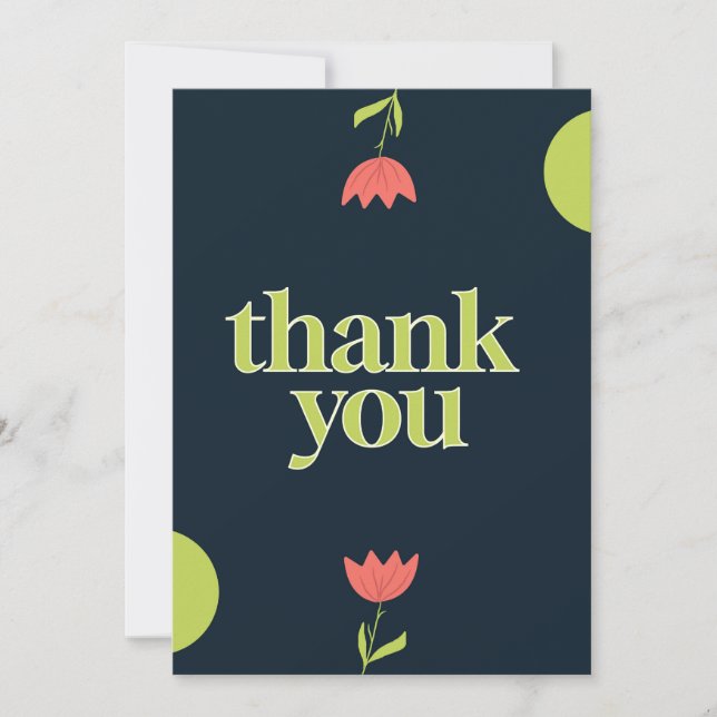 Thank You Card  Inbjudningar (Framsida)