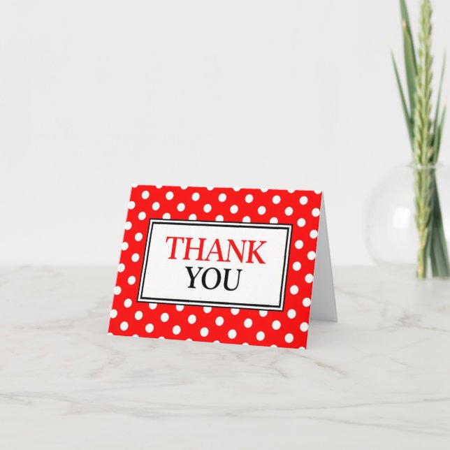 Thank You Card Meddelande (Framsida)