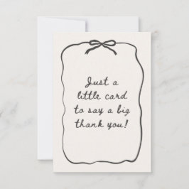 THANK YOU CARD MODERN TACK KORT