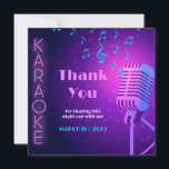 Thank You Card, Personalized Night Out Appreciatio Tack Kort<br><div class="desc">Send a stylish and heartfelt note with this custom Thank You card, featuring the message: “Thank you for sharing this night out with me.” Perfect for bachelor or bachelorette parties, birthdays, or any unforgettable celebration, this card is a thoughtful way to show your appreciation to friends and loved ones who...</div>