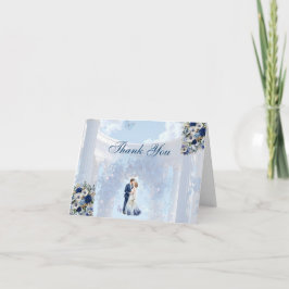Thank You Card | Something Blue Wedding Tack Kort