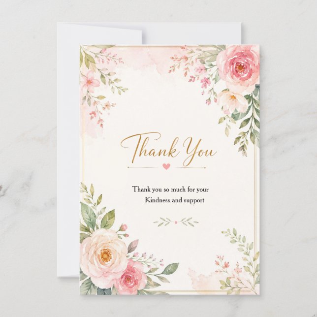 Thank you card tack kort (Framsida)