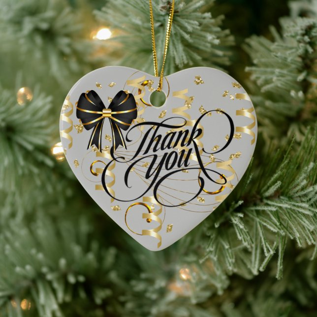 Thank You Ceramic Ornament (Träd)