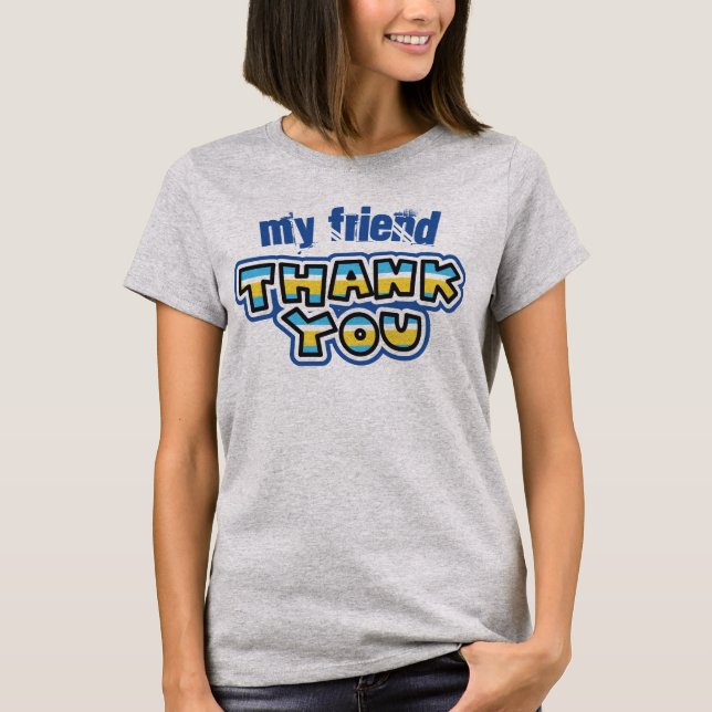 Thank you clipart t shirt (Framsida)