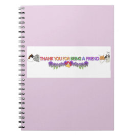 Thank You for Being a Friend Official Notebook Anteckningsbok