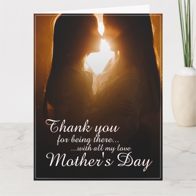 Thank You for Being Here – Mother’s Day Kort (Framsida)