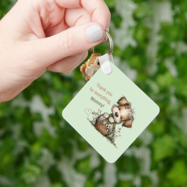 Thank you for everything, Mom! Nyckelring (Hand)