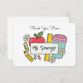 Thank You For Everything - Teaching Assistant Tack Kort