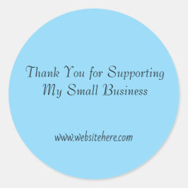 Thank You for Supporting My Small Business Sticker Runt Klistermärke