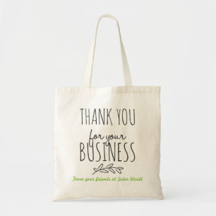 Thank you for your business Budget Tote Tygkasse