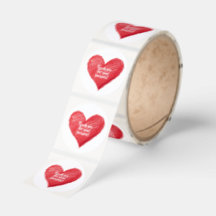 Thank You For Your Business, Custom Heart