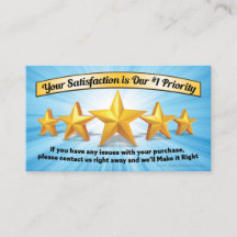 Thank You for Your Order/Purchase Cards