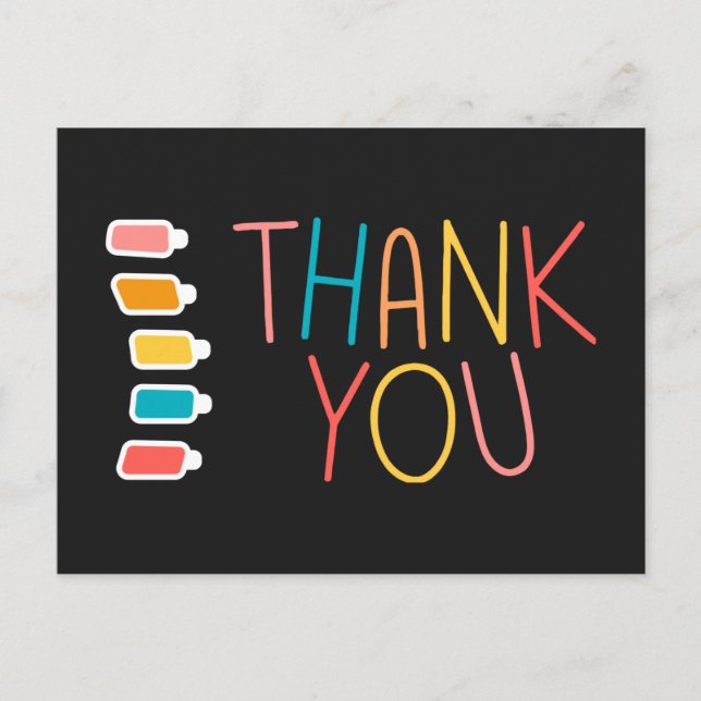 Thank You For Your Referral 3 Chiropractic Vykort (Framsida)