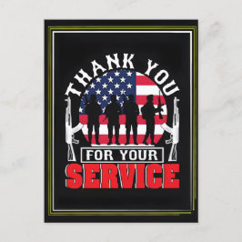 Thank You for Your Service: Veterans Day 2025 Helg Vykort