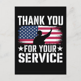 Thank You for Your Service: Veterans Day 2025 Helg Vykort