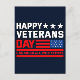 Thank You for Your Service: Veterans Day 2025 Helg Vykort