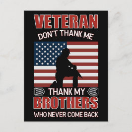 Thank You for Your Service: Veterans Day 2025 Helg Vykort