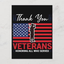 Thank You for Your Service: Veterans Day 2025 Helg Vykort