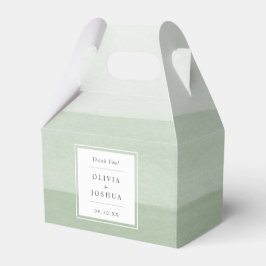 Thank You Green Wedding Presentaskar