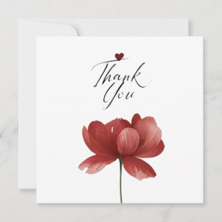 Thank You, Heart A Quiet Thank You Gratitude in Bl Inbjudningar