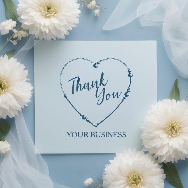 Thank You Heart Design For Artisan Items Stämpel (Thank You Heart Design For Artisan Items Rubber Stamp.)