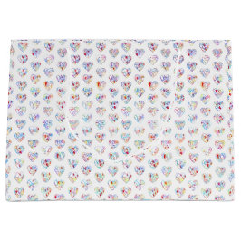 Thank you & hearts in 44langs as DC♡shaped pattern