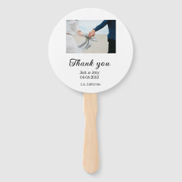 Thank you modern simple wedding couple name messag
