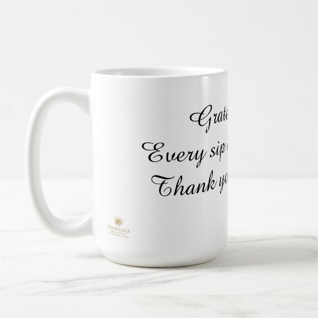thank you Mug 15oz Kaffemugg (Vänster)