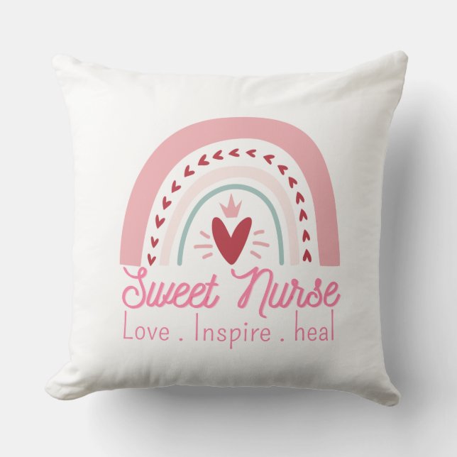 thank you Nurse, Appreciation Gift Kudde (Framsida)