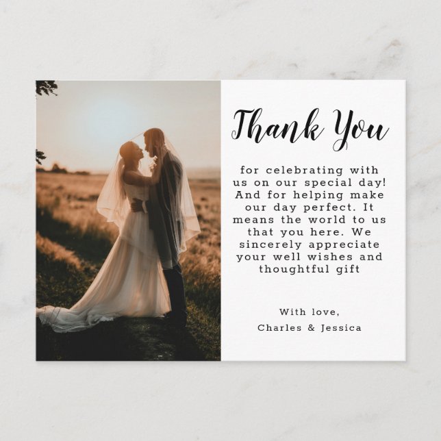 Thank You Postcard Vykort (Framsida)