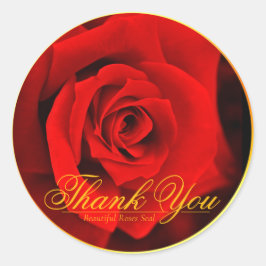 Thank You Seal Runt Klistermärke