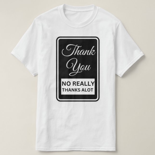 Thank You T Shirt (Design framsida)