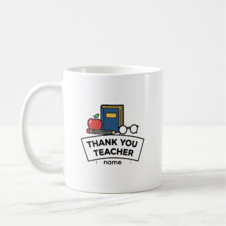 Thank You Teacher – Appreciation Coffee Mug Gift Kaffemugg