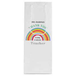 Thank You Teacher Rainbow Personalized