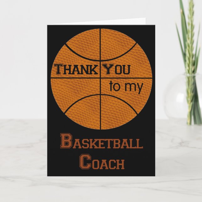 Thank You to my Basketball Coach Tack Kort (Framsida)