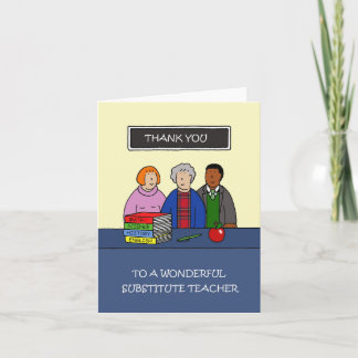 Thank You to Substitute Teacher Kort